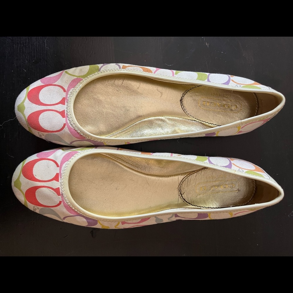 Multi Color Coach Flats